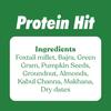 BhavaEarth PROTEIN HIT - Light PROTEIN mix for Kids and Elders - Millets (Foxtail and Bajra) | Sprouted Green Gram | Chickpea | Pumpkin Seeds | Groundnut| Almonds | Dry Dates | Makhana (300 gm). view 3