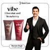 Bold Care Vibe - Personal Lubricant for Men and Women - Premium Chocolate & Strawberry Flavour - Water Based Lube - Skin Friendly, Silicone and Paraben Free - No Side Effects - 50 ml+50ml view 2
