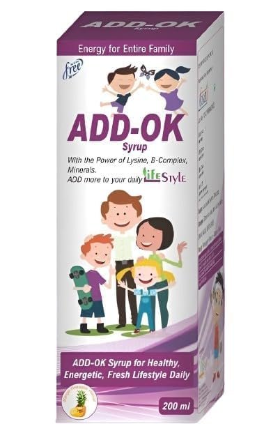 LIFE STYLE STUDIO ADD-OK, 200ml |Increased & Improved Healty Appetite |Healthy Hunger |With Lysine/B-Complex/Minerals (1)