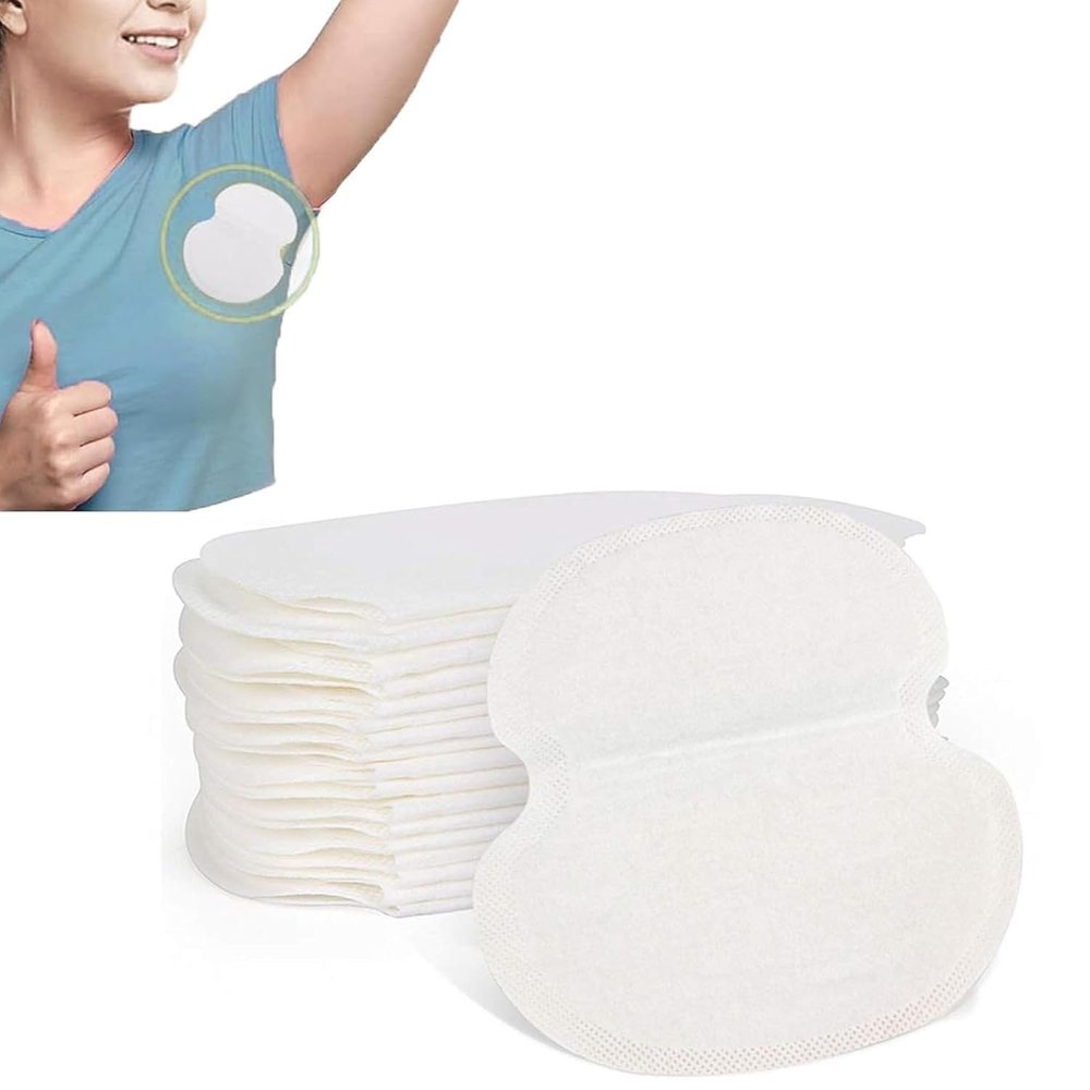 FASHRAMP Underarm Sweat Pads for Women Armpit Pads for Sweating Women, Disposable Underarm Sweat Pads, Armpit Sweat Pads for A Whole Day Protection | Ideals for Workouts and Special (60Pcs)