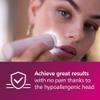 Philips Facial Hair Remover 5000 Series, Personal Groomer for Women, Cordless and Compact |with Hypoallergenic Head, Gentle and Quick Facial Hair Removal | Easy Touch-Ups | BRR454/00 view 3