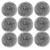 12 Piece Stainless Steel Scrubber (20gm per Piece) for Dishes, Pots, Pans, and Ovens. Easy Cleaning Scrubber for Tough Kitchen Utensils Cleaning. view 1