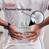Ashvik Stuffs Mini Transparent Hot Water Bag for Pain Relief Hot bag with Thermo-Meter Technology | Small Cute Mini Size Hot and Cold Winter Water Bag | Hand Warmer Hot Bag| Hot Bag for Unisex (Combo Pack of 2, 150 ml) view 2