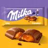 Milka Caramel Chocolate Bar 100% Alpine Milk Pack of 2x100g (Imported Switzerland) view 4