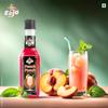 Eejo Peach Punch Flavoured Syrup | Luscious Peach Flavor For Refreshing Beverages | Ideal For Cocktails & Desserts | Perfect For House Parties 250ml Bottle_Pack 4 view 3