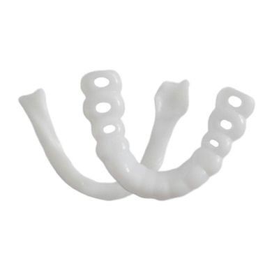 CALANDIS Silicone Upper/Lower False Teeth Dental Veneers Dentures Fake Tooth Lower