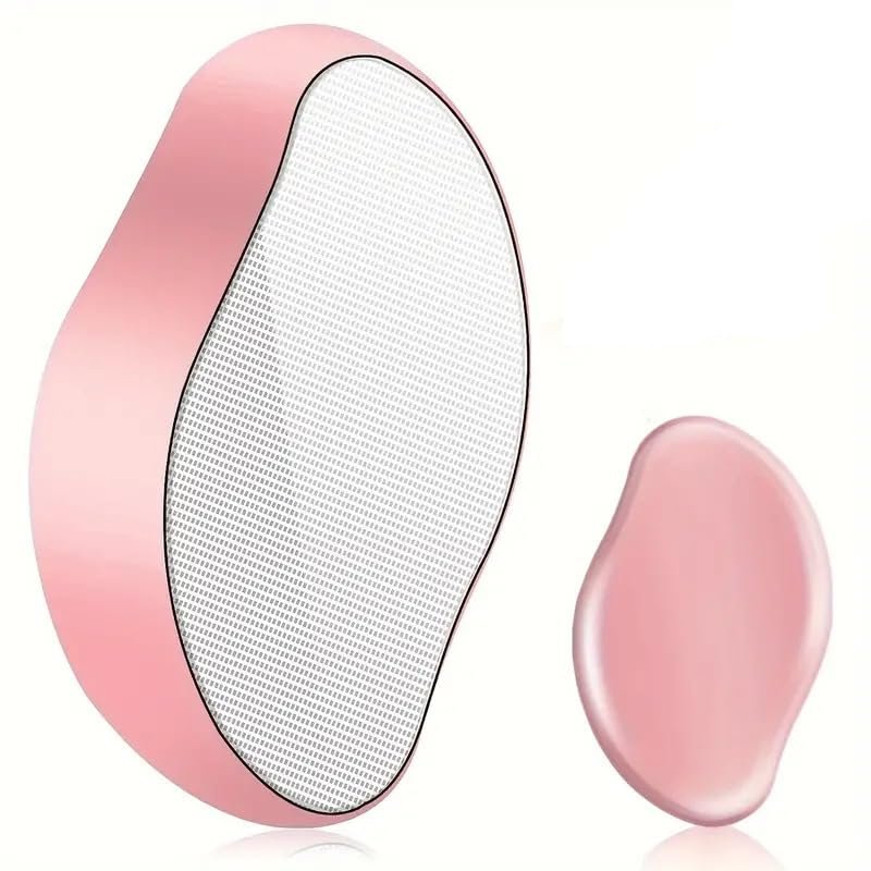 EZ LIVING Premium Crystal Hair Remover for Women Effortless, Painless, and Eco-Friendly Hair Removal Solution for Silky Smooth Skin Safe and Gentle Exfoliating Tool for Face, Arms, Legs, and Body Reusable and Travel-Friendly