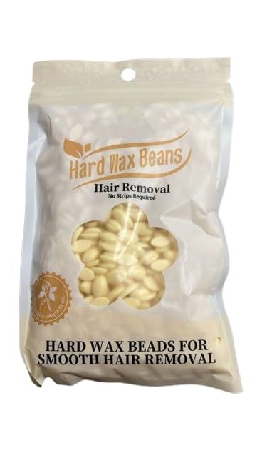 GLOW FIRST Hard Beans Wax With Wooden Stick For Full Body Hair Removal Wax (100G) Multicolor, Women