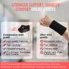 NECARE Premium Wrist and Thumb Support/Binder/Wrap (Drytex, Black, 1 Piece) view 3