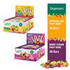 Naturo Fruit Bars Variety Pack  Tropical Fun & Berry Fusion (40 Assorted Bars, Dispenser Box) | Fruit Lovers Pack view 4