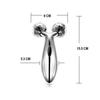 3D Massager Manual Roller 360 Rotate for Skin Lifting Wrinkle Remover Facial Massage (Silver) view 2