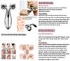 3D Massager Manual Roller 360 Rotate for Skin Lifting Wrinkle Remover Facial Massage (Silver) view 4