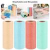 DENFY Reusable Towels Like Kitchen Cleaning Towel Dish Cloths Washable Towel Roll Cleaning Wipe, Household Kitchen Towels, Dish Cloth Dish Towels Dish Rags (80 Pulls Per Roll, 160 Sheets) view 2