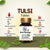 Organic Tulsi, Holy Basil Tablets 60 - Adaptogen Supplement Promotes Optimal Function of The Lungs, Heart, & Digestion. Supports Stress Relief and Healthy Inflammatory Response view 1