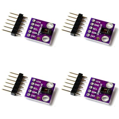 (4 pc) FlyRobo GY-MAX30100 Pulse Oximeter Heart Rate Sensor Development Board