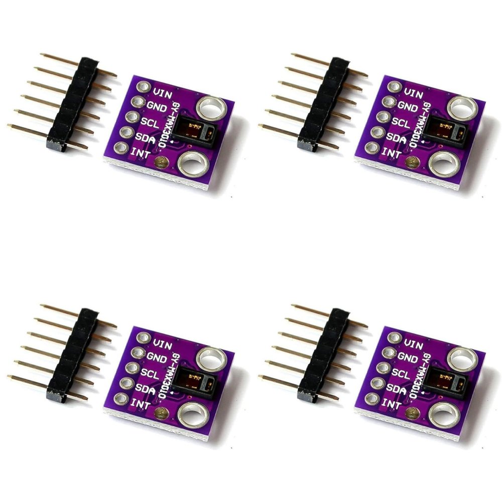 (4 pc) FlyRobo GY-MAX30100 Pulse Oximeter Heart Rate Sensor Development Board