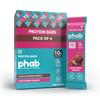 Phab 10G Choco Berry Crunch Protein Bars|(Pack Of 6 X 50 Gram)|12% Berries (Cranberry & Strawberry) |Crunchy, Diabetic Friendly, High Fibre, No Preservatives view 1