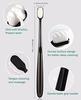 AXENTA Extra Soft Toothbrush, Ultra Soft-Bristled Adult Toothbrush Micro Nano 15000 Floss Bristle Good Cleaning Effect For Sensitive Teeth Oral Gum Recession, Manual, White (Set of 2) view 4