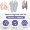 2HEET Acupressure Reflexology Socks Set with Massage Stick & Trigger Point Tools, Foot Massage Socks, Printed Reflexology Chart, Unisex view 3