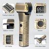 HATTEKER HT-607S Foil shaver, Beard Shaver 5 Blade Shaver for Men Popup Beard Trimmer with Rechargeable 2 Adjustable Speeds, digital display, lock function, Men's Beard Shaver runtime 100 minutes view 3