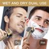 HATTEKER HT-607S Foil shaver, Beard Shaver 5 Blade Shaver for Men Popup Beard Trimmer with Rechargeable 2 Adjustable Speeds, digital display, lock function, Men's Beard Shaver runtime 100 minutes view 4