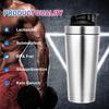 BOTAKI TUKA Stainless Steel Protein Shaker Gym Bottle - 750ml | Silver | 100% Leakproof Design with Knob - Ideal for Pre-Post Workout Hydration, Ideal For Protein (Silver) view 2