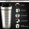 BOTAKI TUKA Stainless Steel Protein Shaker Gym Bottle - 750ml | Silver | 100% Leakproof Design with Knob - Ideal for Pre-Post Workout Hydration, Ideal For Protein (Silver) view 4
