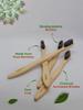 Allure Bamboo Toothbrush Charcoal - OT-01-PACK4 view 2