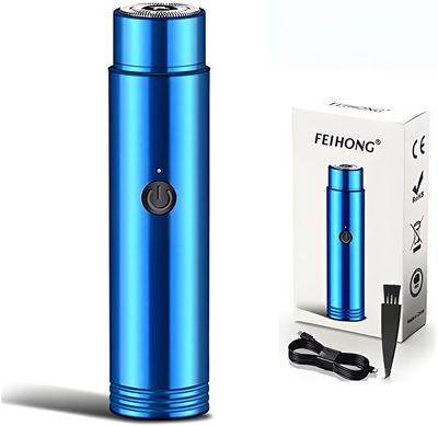 Mini Beard Trimmer: Compact and Portable Facial Hair Trimmer, USB Rechargeable and Battery-Operated, Lightweight and Precision Grooming Tool for Travel and Everyday Use