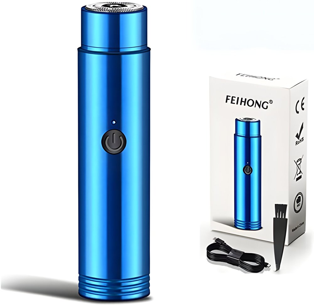 Mini Beard Trimmer: Compact and Portable Facial Hair Trimmer, USB Rechargeable and Battery-Operated, Lightweight and Precision Grooming Tool for Travel and Everyday Use