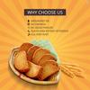Jugal Bakers Sugar Free Rusks (Pack of 2, 400gm Each) Crunchy Handmade Rusk, Healhty Evening Snacks, Ready to Eat Breakfast, No Added Sugar Rusk Biscuits, Tea Toasts, Digestive Biscuits view 3