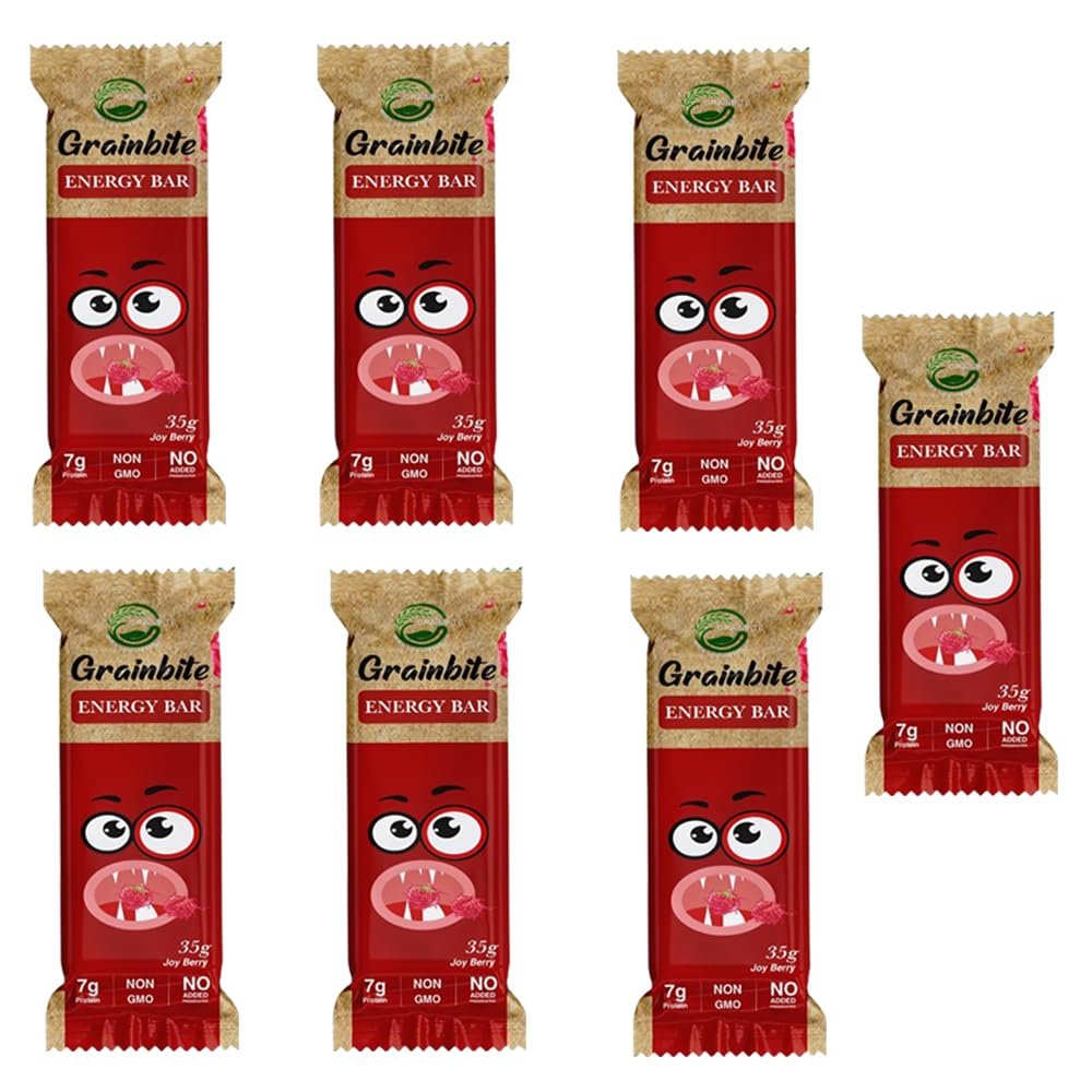 GRAINBITE Joy Berry Energy Bar (35 gm, Pack of 7)