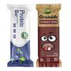 GRAINBITE Protein Bar Blueberry Blast (Pack of 6) and Energy Bar Cashew Coffee (Pack of 6) (570gm, Combo of 12) view 1