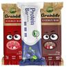 GRAINBITE Energy Bar Joy Berry (Pack of 1) and Protein Bar Blueberry Blast (Pack of 1) and Energy Bar Cashew Coffee (Pack of 1) (130 gm, Combo of 3) view 1