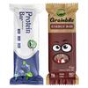 GRAINBITE Protein Bar Blueberry Blast (Pack of 4) and Energy Bar Cashew Coffee (Pack of 4) (380gm, Combo of 8) view 1