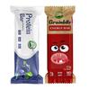 GRAINBITE Protein Bar Blueberry Blast (Pack of 4) and Energy Bar Joy Berry (Pack of 4) (380 gm, Combo of 8) view 1