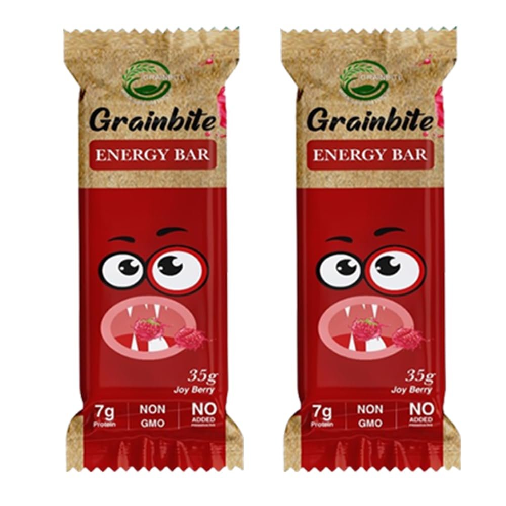 GRAINBITE Joy Berry Energy Bar (35 gm, Pack of 2)