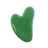 Aadishree Gua Sha Facial Tool | Large Gua Sha Heart - Natural Jade Stone Massager for Face to Lift, Decrease Puffiness and Tighten| Trigger Point Treatment | Scraping Massage Tool (Pack of 1) (GREEN STONE GUA SHA) view 1
