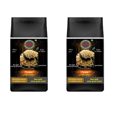 DISHAN NUT HOUSE Fried Noodles | For Chinese Bhel, Soups & Sizzlers | Ready-To-Eat, Preservative Free (300 gram) (Pack of 2)