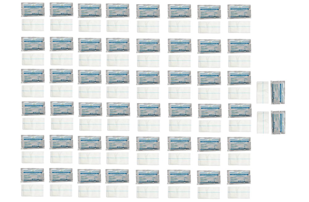 Agarwals Premium Sterile Combine Dressing Surgical Pad 10CM x 20CM (Pack of 50)