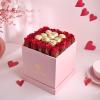 FlowerAura Premium Combo of Fresh Live 15 Red Roses & 9 Choco Balls In Box Gift For Birthday | Anniversary | Love | Girlfriend's Day | Mothers Day Gift For Mom (Same Day Delivery) view 1