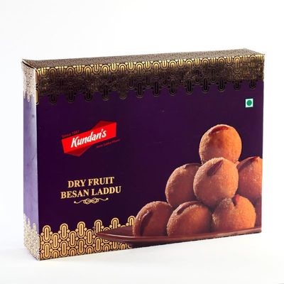 Dry Fruit Besan Laddu 400Gm with Jacket | Sweets | Ready to Eat