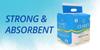 Claret 2-Ply Kitchen Towel Roll, 60 Sheets per Roll (4 Rolls), Soft, Absorbent Tissue for Cleaning, Kitchen Hygiene, Wiping & Safety, Pack of 2  Durable, Hygienic & Highly Absorbent. view 3