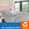 Baystore 8 Pcs Multipurpose Non-Scratch Wire Dishwashing Rags for Wet and Dry for Kitchen Bathroom Household Cleaning Wire for Dish, Pot, Sink, Oven, Grill | Stainless Steel Wire Dishcloth view 3