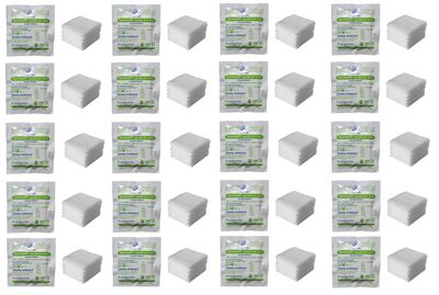 Agarwals Absorbent Gauze Swabs Sterile 7.5 cm X 7.5 cm X 12 ply (5Pcs/Pack) (Pack of 20 i.e. 100 Dressings)