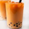 Twisty The Boba Station Taiwanese Thai Tea Powder | Easy To Prepare | Instant Thai Tea Premix | Tasty And Delicious | Authentic Flavour | Pack of 1 (500 Gm) view 3