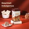 Loyka Almond Brittle Assorted - 17 pcs Reusable Tin Gift Box |Premium Chocolate Gift Hamper | Choco & Nut Dryfruit Delicacy | Roasted California Almonds (40%), Dark Choco & Salted Caramel view 3