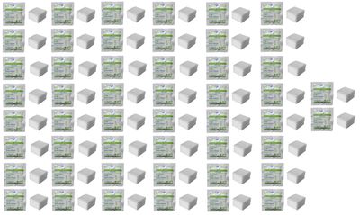 Agarwals Absorbent Gauze Swabs Sterile 7.5 cm X 7.5 cm X 12 ply (5Pcs/Pack) (Pack of 50 i.e. 250 Dressings)