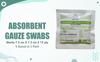 Agarwals Absorbent Gauze Swabs Sterile 7.5 cm X 7.5 cm X 12 ply (5Pcs/Pack) (Pack of 50 i.e. 250 Dressings) view 3