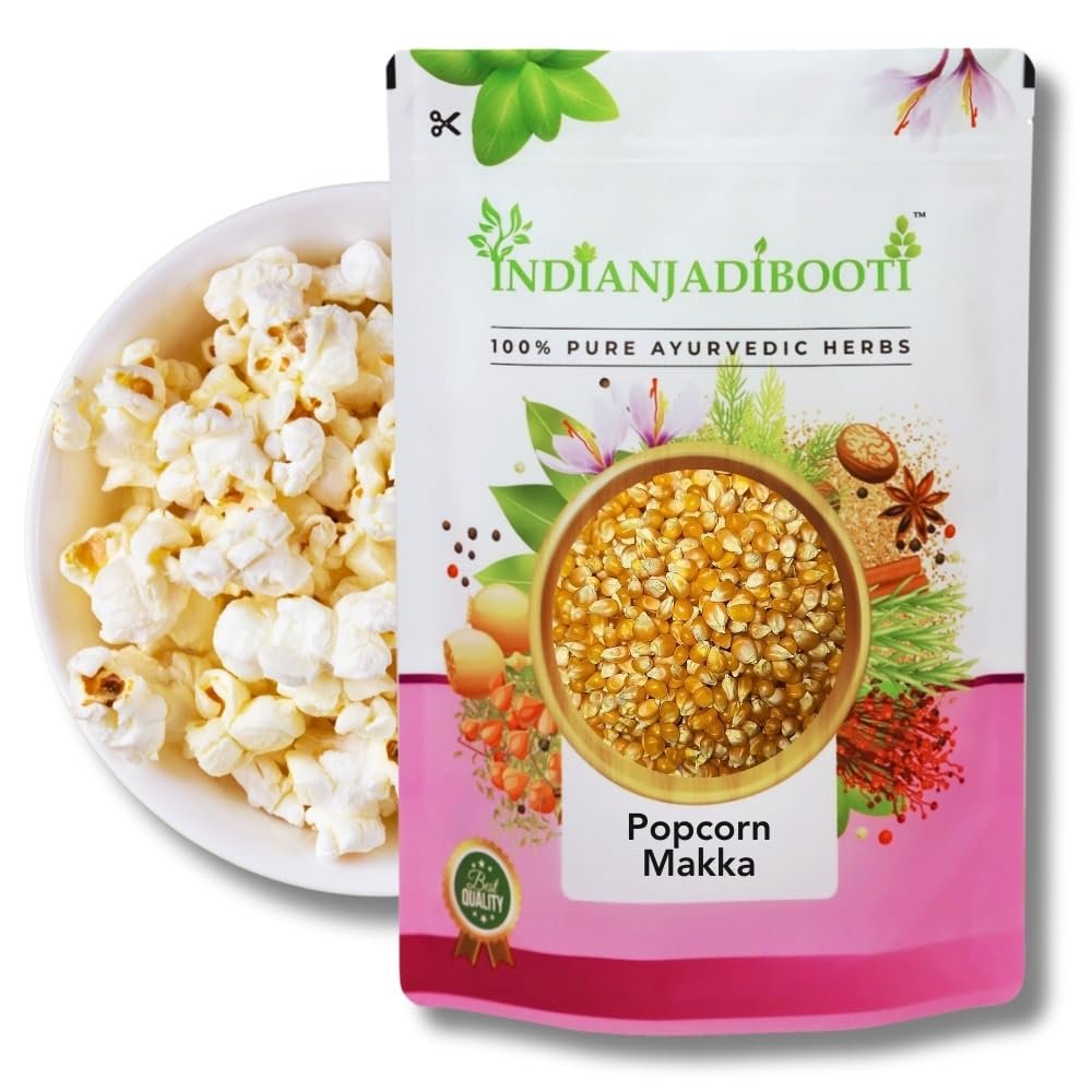 IndianJadiBooti Popcorn Makka, 500 Grams